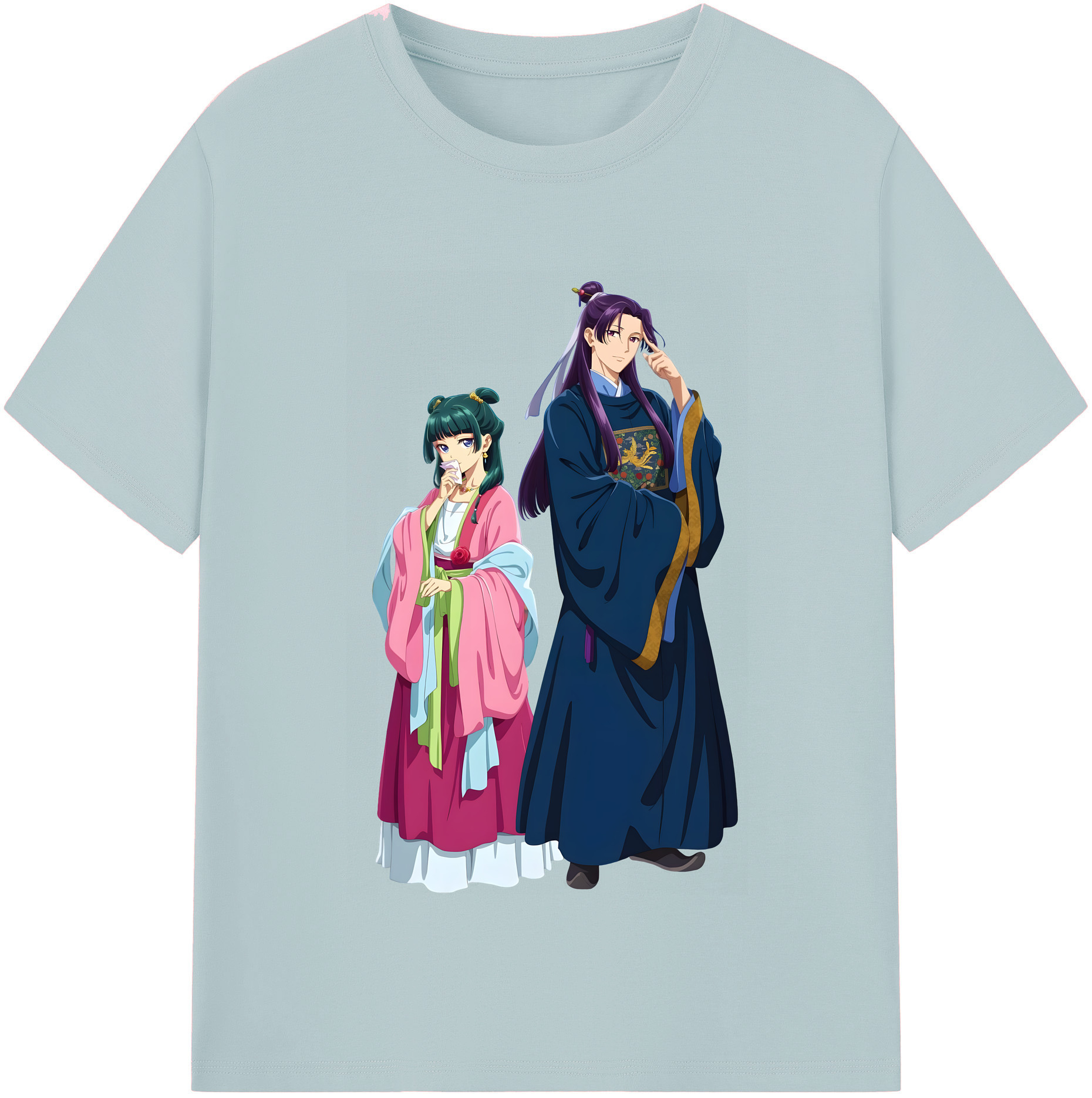 （画像用） 薬屋のひとりごと The Apothecary Diaries 綿100％半袖Tシャツ（フロントプリント）